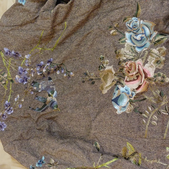 Peter Nygard vintage embroidered pant coat size 20 - Picture 3 of 5